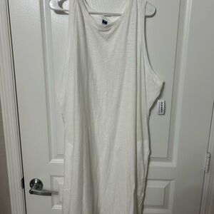 White Sleeveless Dress